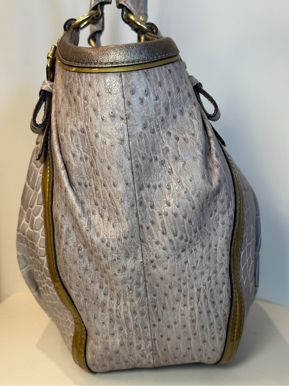 Coach Madison Abigail Exotic Embossed Leather Carryall Satchel Dust Bag - EUC - Picture 5 of 12